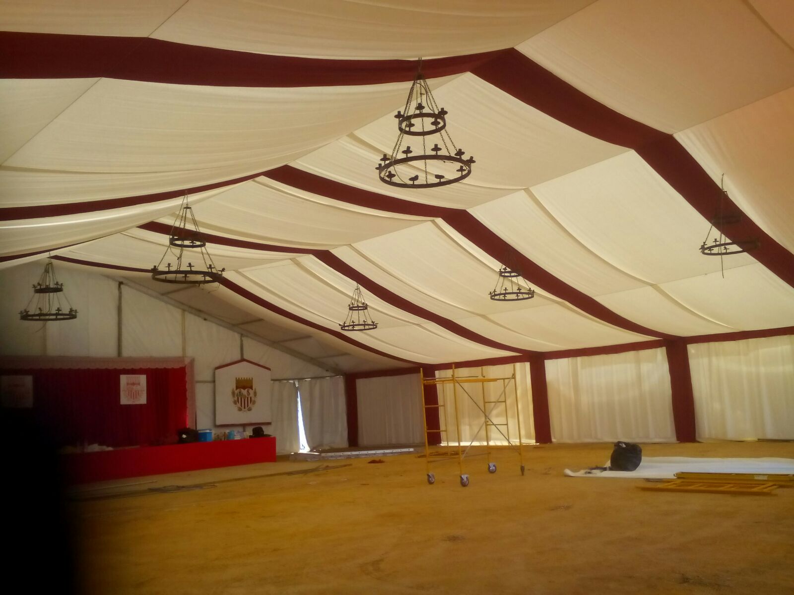 carpa para la feria de Sevilla